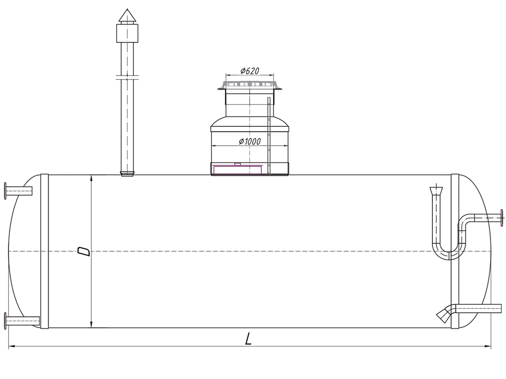 Rezervor subteran pentru apă potabilă TankLine TLD